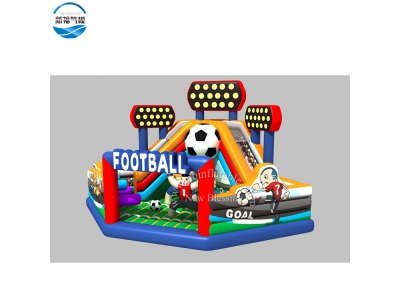 NBFC-28 Inflatable customized football soccer theme funcity