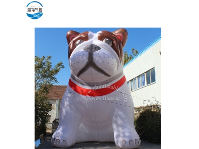 NBCA -14 Inflatable giant super cute bulldog cartoon model