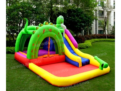 93006 Dinosaur backyard inflatable bounce house slide for toddlers