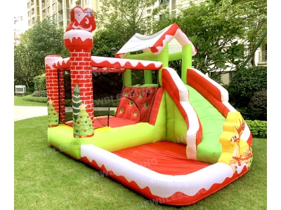 93036 Christmas Inflatable Bounce House with Pool