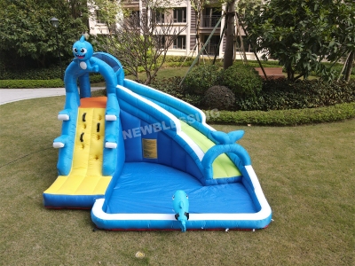 93025 AIR Bounce House, Inflatable Bouncer with Air Blower, Jumping Castle with Slide, for Outdoor and Indoor, Durable Sewn with Extra Thick Material