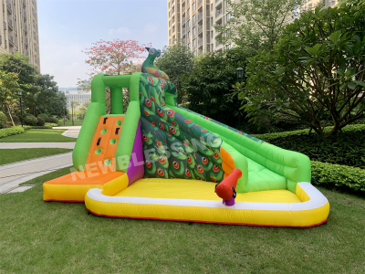 93018 Inflatable Bounce House, Water Slide Jumping Bouncer for Outdoor Party Toddler Backyard