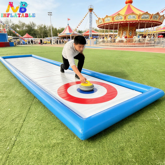 Inflatable Curling Game - Portable Fun for All Ages