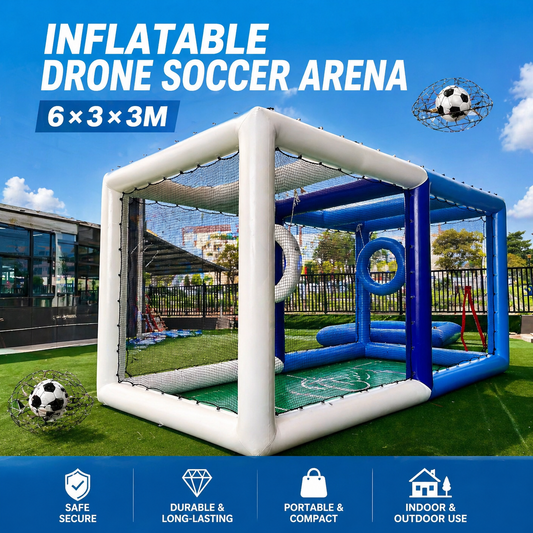Drone Soccer Arena – Inflatable, Portable &amp; Fun