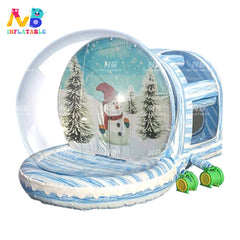 NB-BA001 Transparent giant blow up inflatable snow globe for Christmas decoration