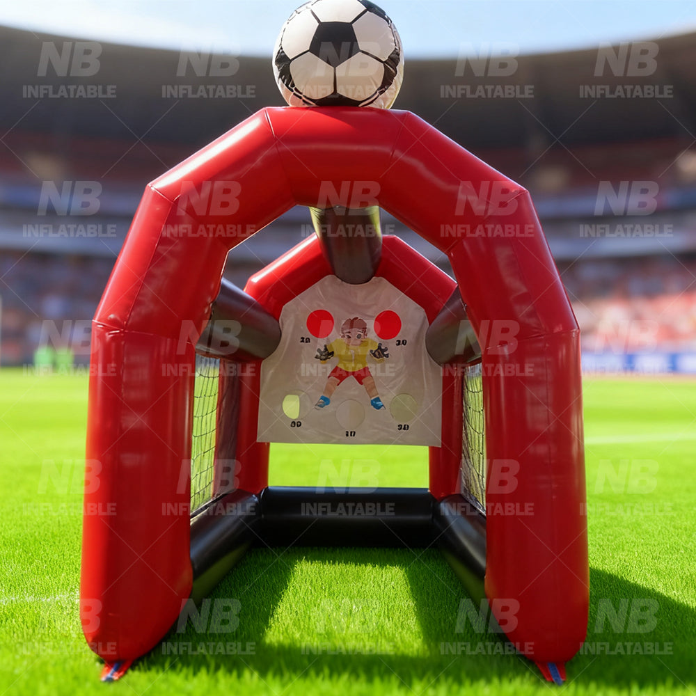 NG-SG083 Outdoor Inflatable Football Kick Target for School  Shopping Mall Soccer Dart Board Inflatable Football Darts Game