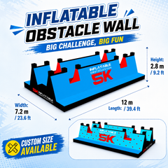 NB-OB063 Inflatable 5k Obstacle Course Outdoor Challenge Race Equipment For Events And Team Building