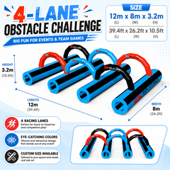 NB-OB064 Commercial Inflatable 5k Obstacle Course For Outdoor Sports Events And Family Fun Activities