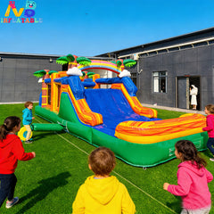 NB-SL059 Children Water Toys Jungle Inflatable Commercial Waterslide Inflatable Water Slide With Pool Water Slide Inflatable Kids Outdoor