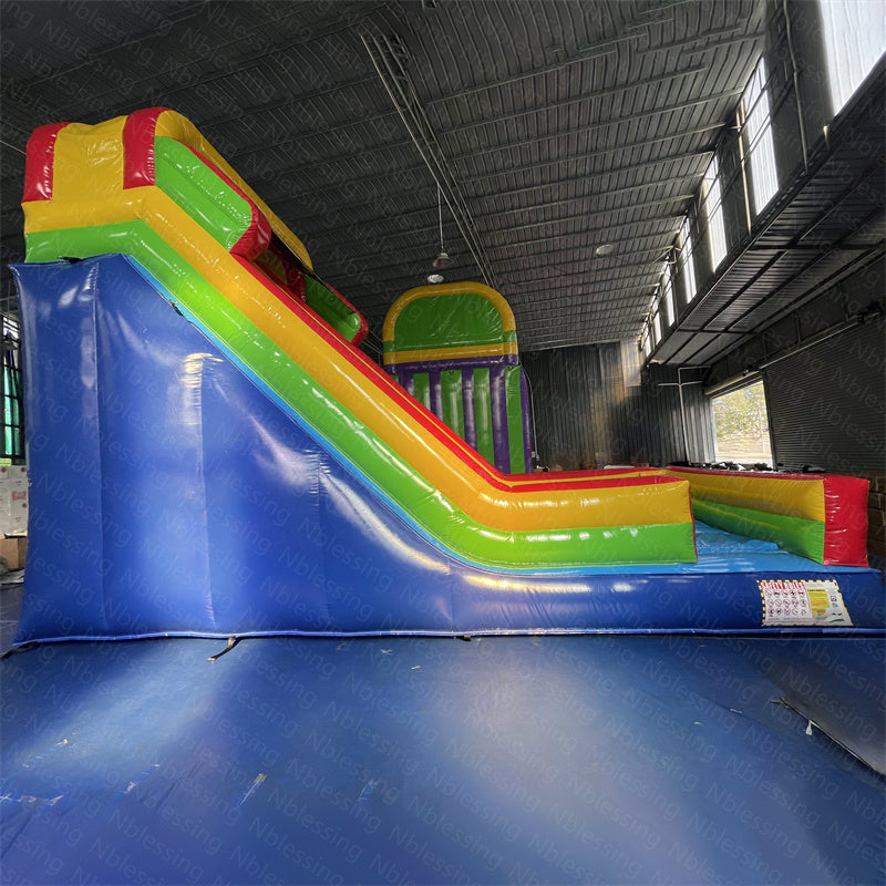 NB-SL031 Double slide large pool inflatable water slide with removable handrails Outdoor indoor sports inflatable toy games