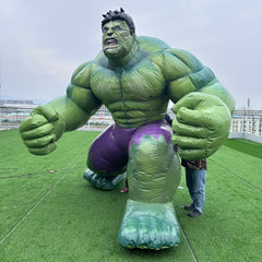 NB-CT032 Giant Green Inflatable Hulk - Custom Logo, Adult Size Cartoon Character Decoration for Advertising and Events
