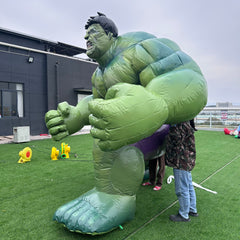 NB-CT032 Giant Green Inflatable Hulk - Custom Logo, Adult Size Cartoon Character Decoration for Advertising and Events