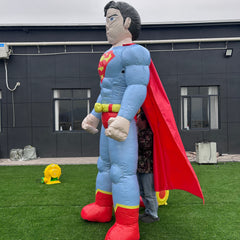 NB-CT031 Inflatable Superman Cartoon PVC Inflatable Balloon for Outdoor Events Advertising Custom High With Blower
