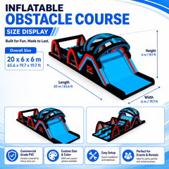 NB-OB068 Professional Inflatable 5k Obstacle Course Challenge System For Sports Events And Outdoor Entertainment