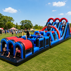 NB-OB069 Heavy Duty Inflatable 5k Obstacle Course Racing Equipment For Parks Schools And Corporate Events