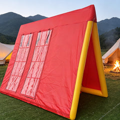 NB-TE059 Bright Red Inflatable Tent Waterproof Weatherproof for Glamping and Events