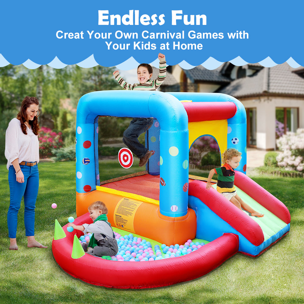 NB-HL013 Kids Inflatable Jump Bouncy Castle Water Gun Bounce House