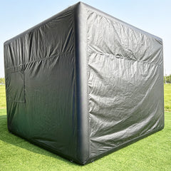 NB-TE058 Customized Size Padded Inflatable Golf Simulator Enclosure for Backyard Practice