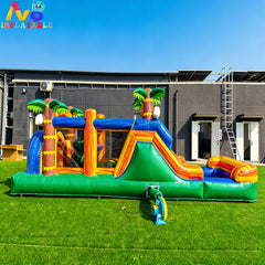 NB-SL059 Children Water Toys Jungle Inflatable Commercial Waterslide Inflatable Water Slide With Pool Water Slide Inflatable Kids Outdoor