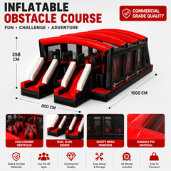 NB-OB062 Custom Modular Inflatable Obstacle Course for Kids & Adults Commercial Grade Inflatable Challenge Course with Free Design
