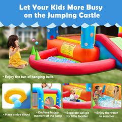 NB-HL013 Kids Inflatable Jump Bouncy Castle Water Gun Bounce House