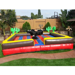 NG-SG068 Commercial rental sport game challenge mechanical bull riding machine inflatable crazy rodeo bull ride