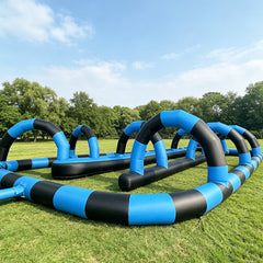 NG-SG087 Inflatable Go-Kart Track Barrier Outdoor Bumper Race Track Fence for Kids