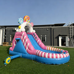NB-SL058 Aquatic Park Fun Commercial PVC Inflatable Bounce House Dry and Water Slide Price Slides Inflatable for Party Rentals