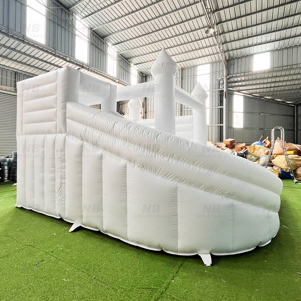 NB-WH021 White Wedding Party Inflatable Bounce White Wedding Inflatable Bouncer Jumping Castle House