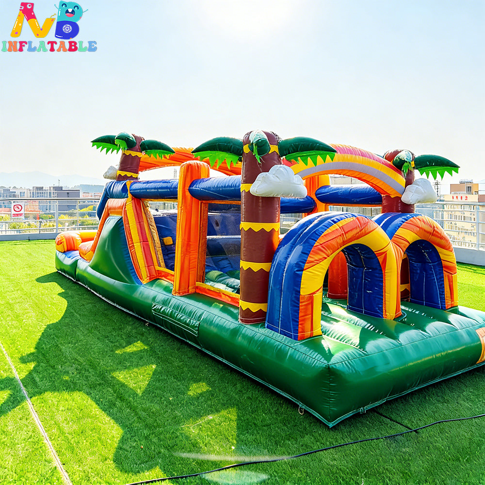 NB-SL059 Children Water Toys Jungle Inflatable Commercial Waterslide Inflatable Water Slide With Pool Water Slide Inflatable Kids Outdoor