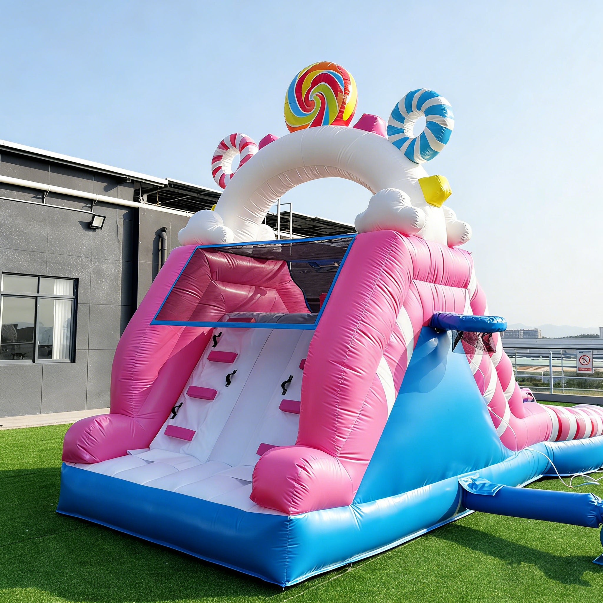 NB-SL058 Aquatic Park Fun Commercial PVC Inflatable Bounce House Dry and Water Slide Price Slides Inflatable for Party Rentals