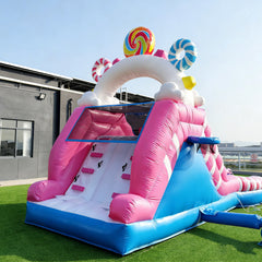 NB-SL058 Aquatic Park Fun Commercial PVC Inflatable Bounce House Dry and Water Slide Price Slides Inflatable for Party Rentals