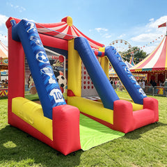 NG-SG086 Inflatable Soccer Shooting Game, Carnival Interactive Inflatable Target Game for Events