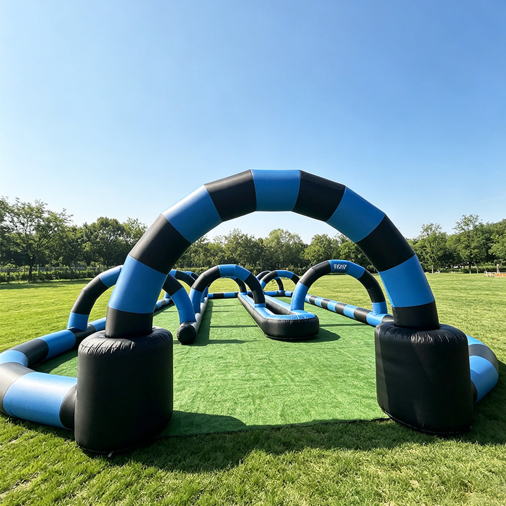 NG-SG087 Inflatable Go-Kart Track Barrier Outdoor Bumper Race Track Fence for Kids