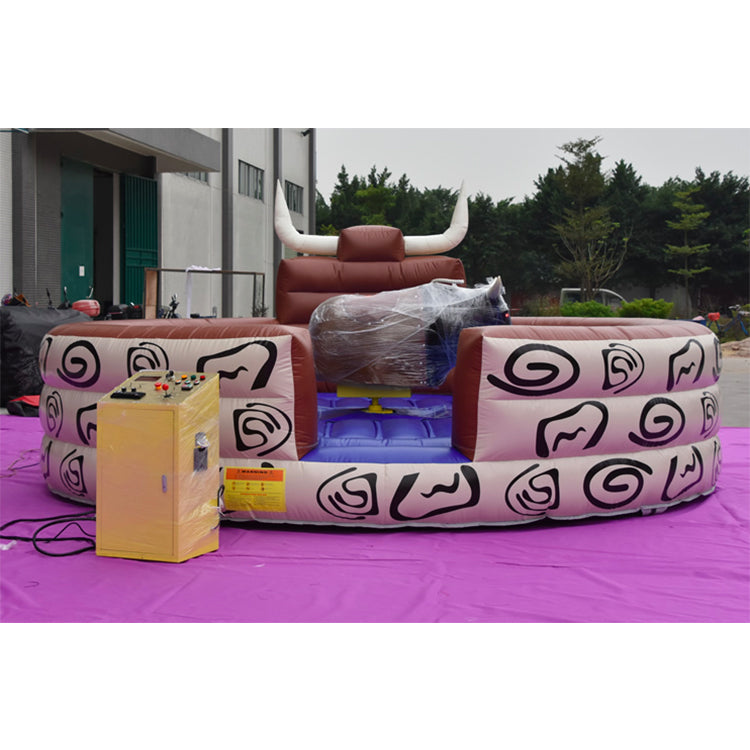 NG-SG047  Mechanical bull commercial outdoor ride kids adult style inflatable bouncer fight sport game ride price crazy rodeo bull game