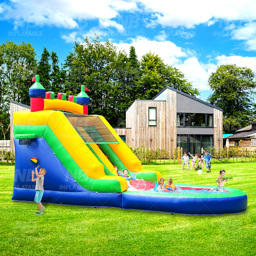 NB-BC108 Inflatable moonwalk bouncer bouncy castle house combo commercial bounce house jumping castle for party kids inflatable bouncer