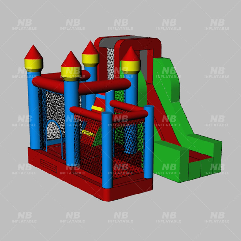 NB-BC097 Backyard Kids outdoor inflatable bouncer jumping commercial  bouncer bouncy castle bounce house combo