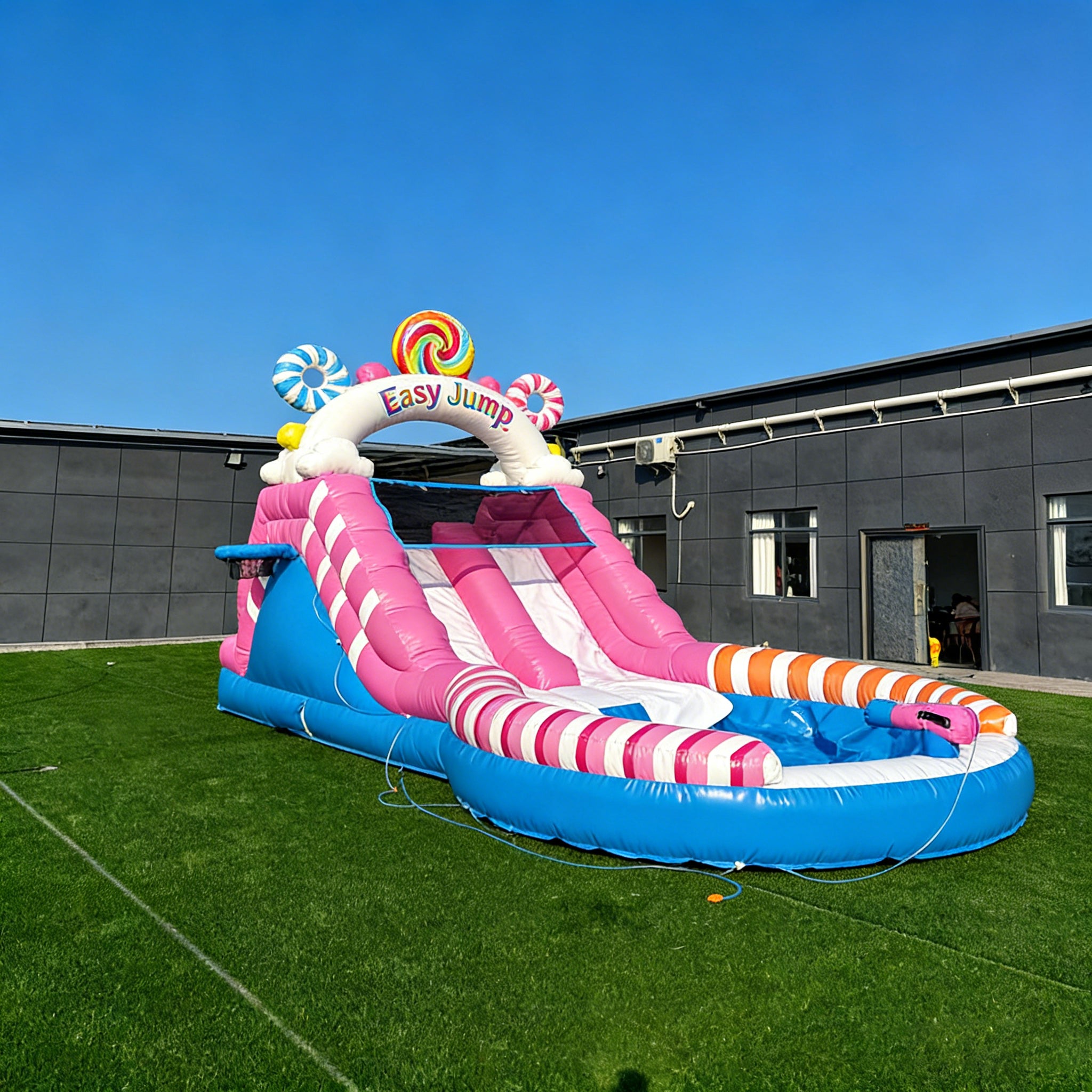 NB-SL058 Aquatic Park Fun Commercial PVC Inflatable Bounce House Dry and Water Slide Price Slides Inflatable for Party Rentals