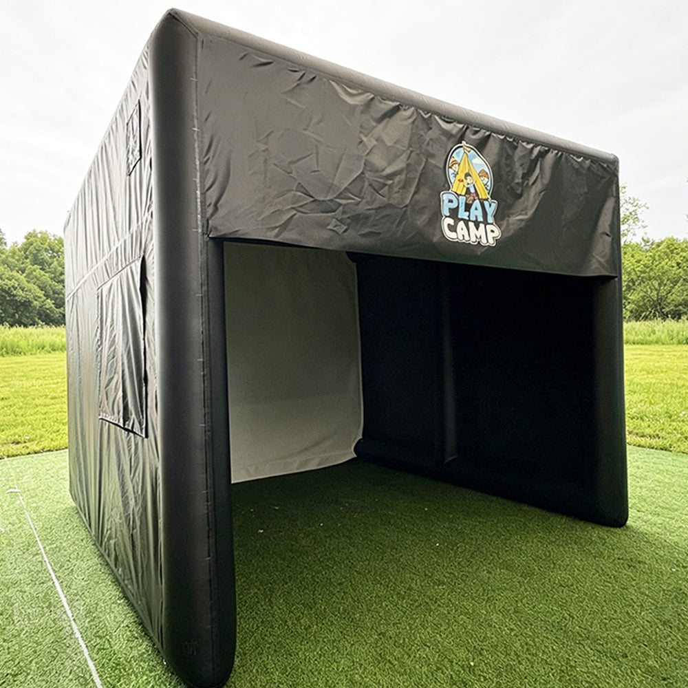 NB-TE058 Customized Size Padded Inflatable Golf Simulator Enclosure for Backyard Practice