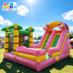NB-BC117 Custom Children's Party Use Solid Color Bounce House Outdoor Inflatable Castle Water Inflatable Slide for Rental