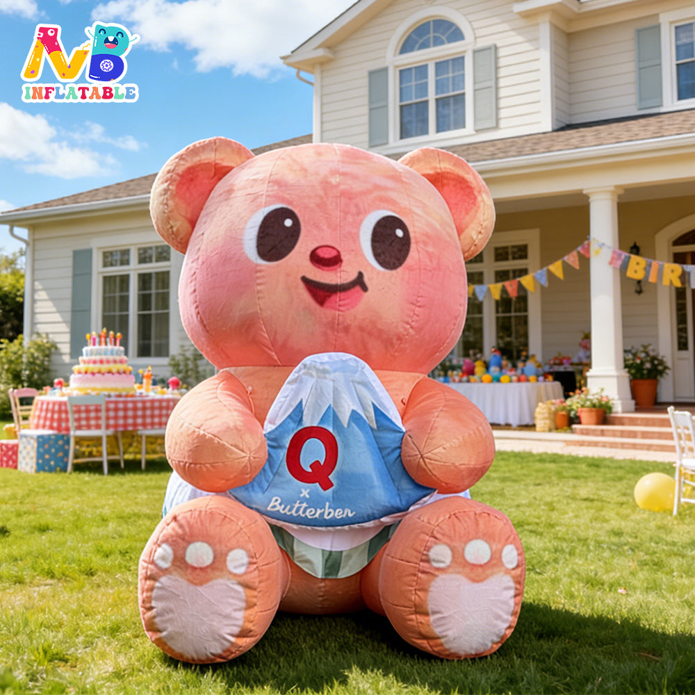 NB-CT030 Customized Design Teddy Bear Cartoon Characters Inflatable Cute Bear for Party Decoration Advertising