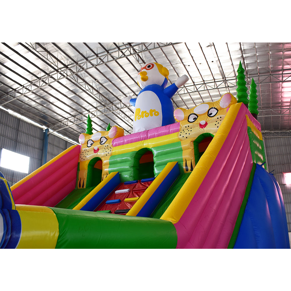 NB-BC057 Waterslide Combo Bouncer Luxury White Bounce House Kids Inflatable Bouncy Jump Castle