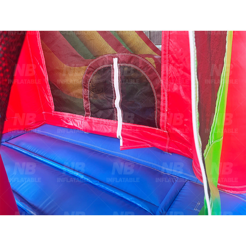 NB-BC115 Commercial Bounce House with Slide Giant Colorful Inflatable Castle Combo Inflatable Jumping House
