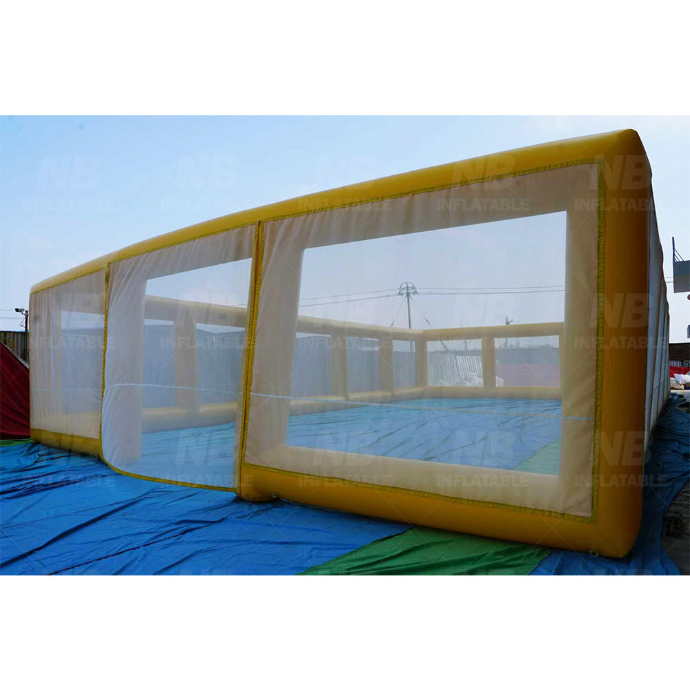 NG-SG093 Giant Inflatable Tennis Court Arena - 18.56x11.2x3.5M Portable Outdoor Sports Field for Events & Training