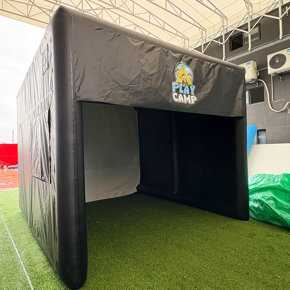 NB-TE058 Customized Size Padded Inflatable Golf Simulator Enclosure for Backyard Practice