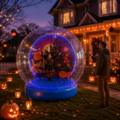 NB-TE066 Waterproof PVC Inflatable Photo Booth Ball with Built-in Blower for Halloween Christmas Birthday Party Event Decoration