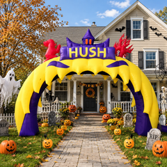 NB-CT034 Halloween Inflatable Monster Arch Giant Teeth Inflatable Arch Gate Outdoor Lawn Party Halloween Inflatable Decorations