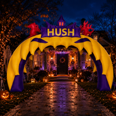 NB-CT034 Halloween Inflatable Monster Arch Giant Teeth Inflatable Arch Gate Outdoor Lawn Party Halloween Inflatable Decorations