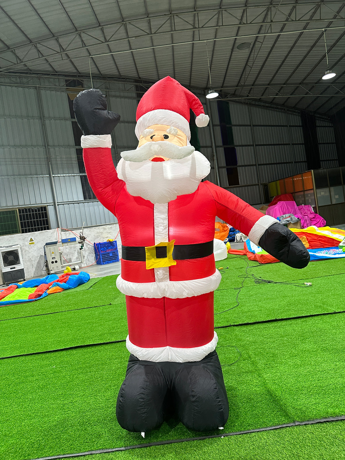 NB-CT011 Indoor Outdoor Garden Christmas Decorations 6ft Natal Inflatables Santa Claus With Led