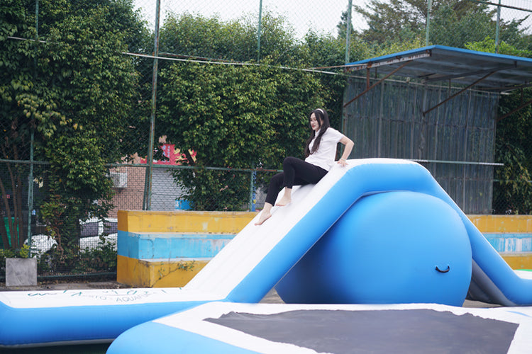 NB-WP026 Commercial Grade Giant Inflatable Water Park Floating Obstacle Course Modular Aqua Park for Sea and Lake Professional Floating Playground for Resorts and Rental Business
